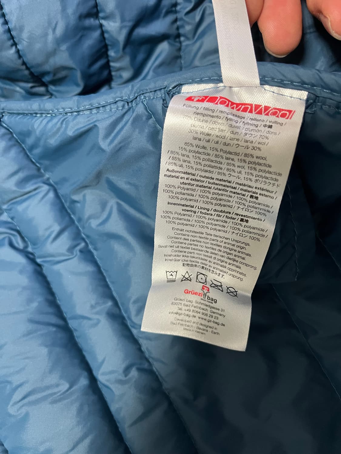 그루찌백 다운울 경량패딩 L-XL 상품이미지8