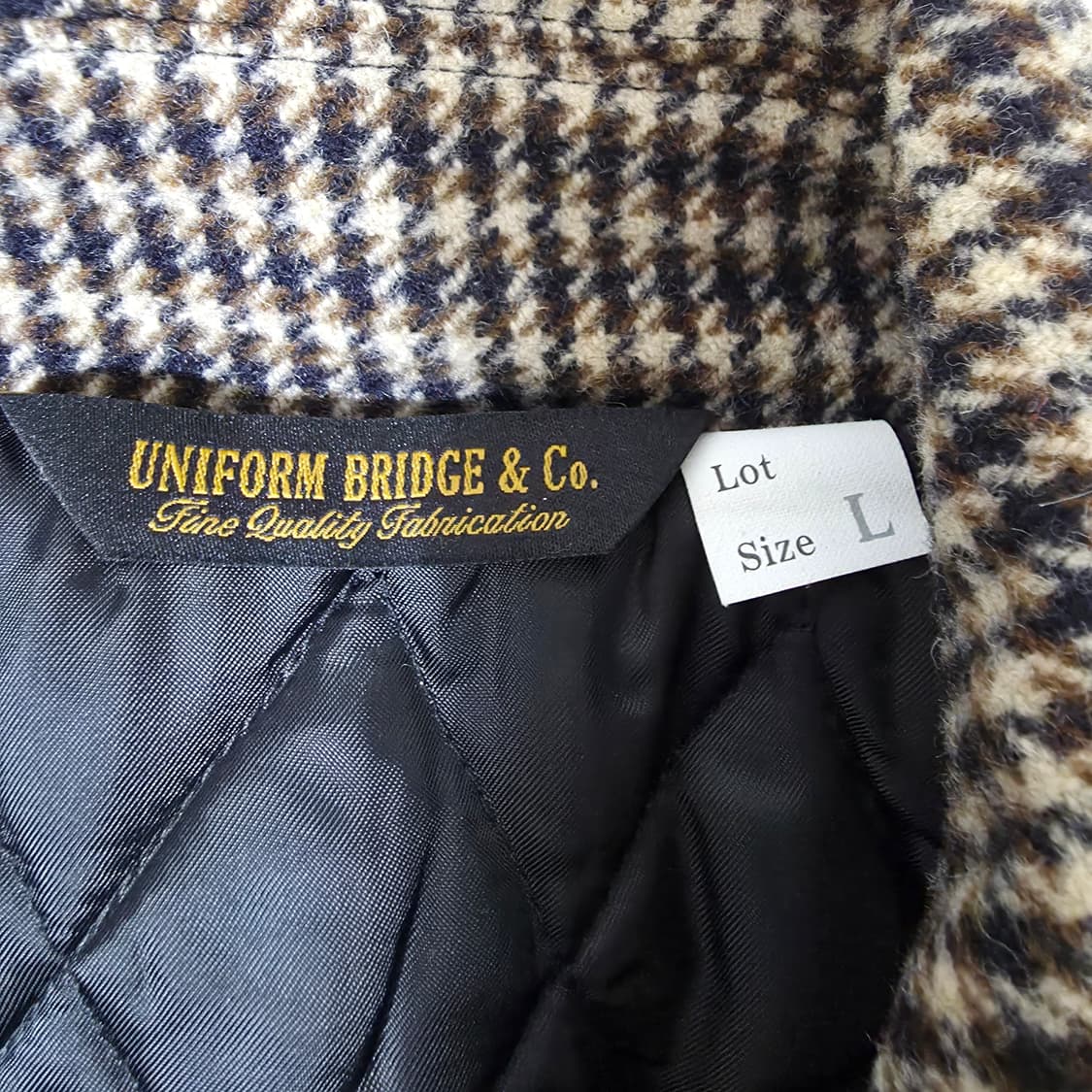 (L)유니폼브릿지 하운드투스 발마칸 코트  상품이미지5