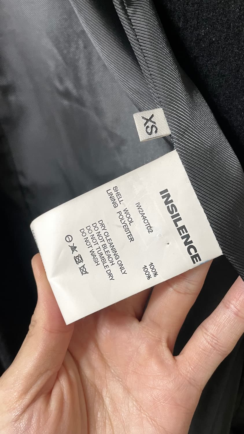 인사일런스 우먼  싱글 맥시 코트   상품이미지7