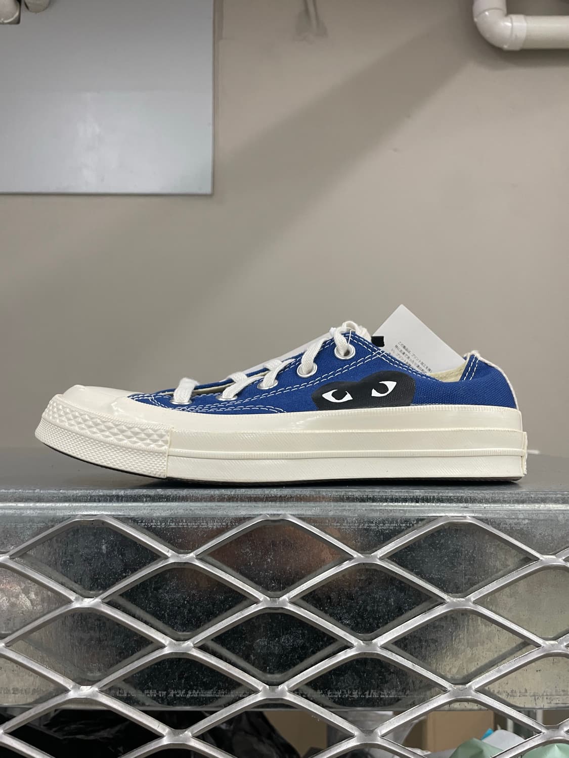 컨버스 x 꼼데 블루 로우 230mm(박스x)(gr-4620) 상품이미지1