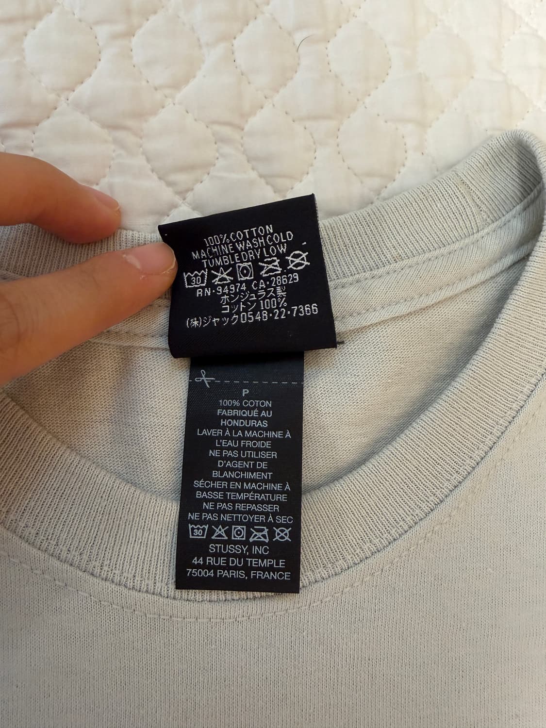 투시 반팔 티셔츠 S 상품이미지4