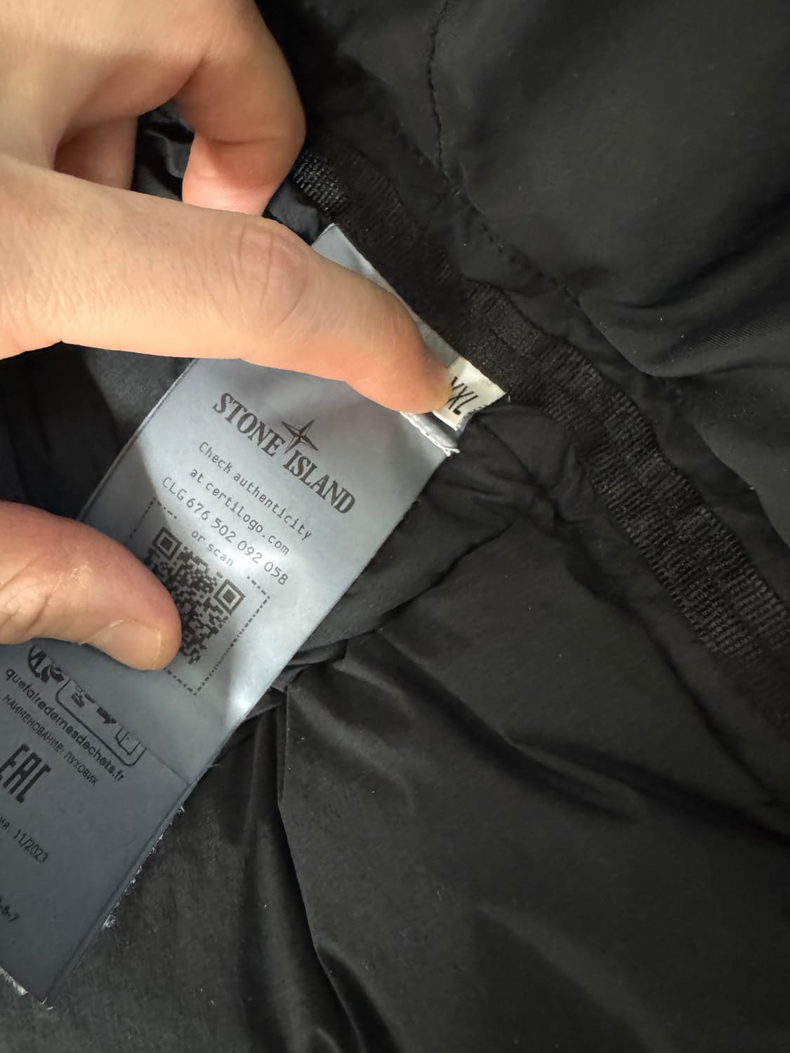 정품 스톤아일랜드 24FW 심리스 후드 패딩점퍼자켓 상품이미지6