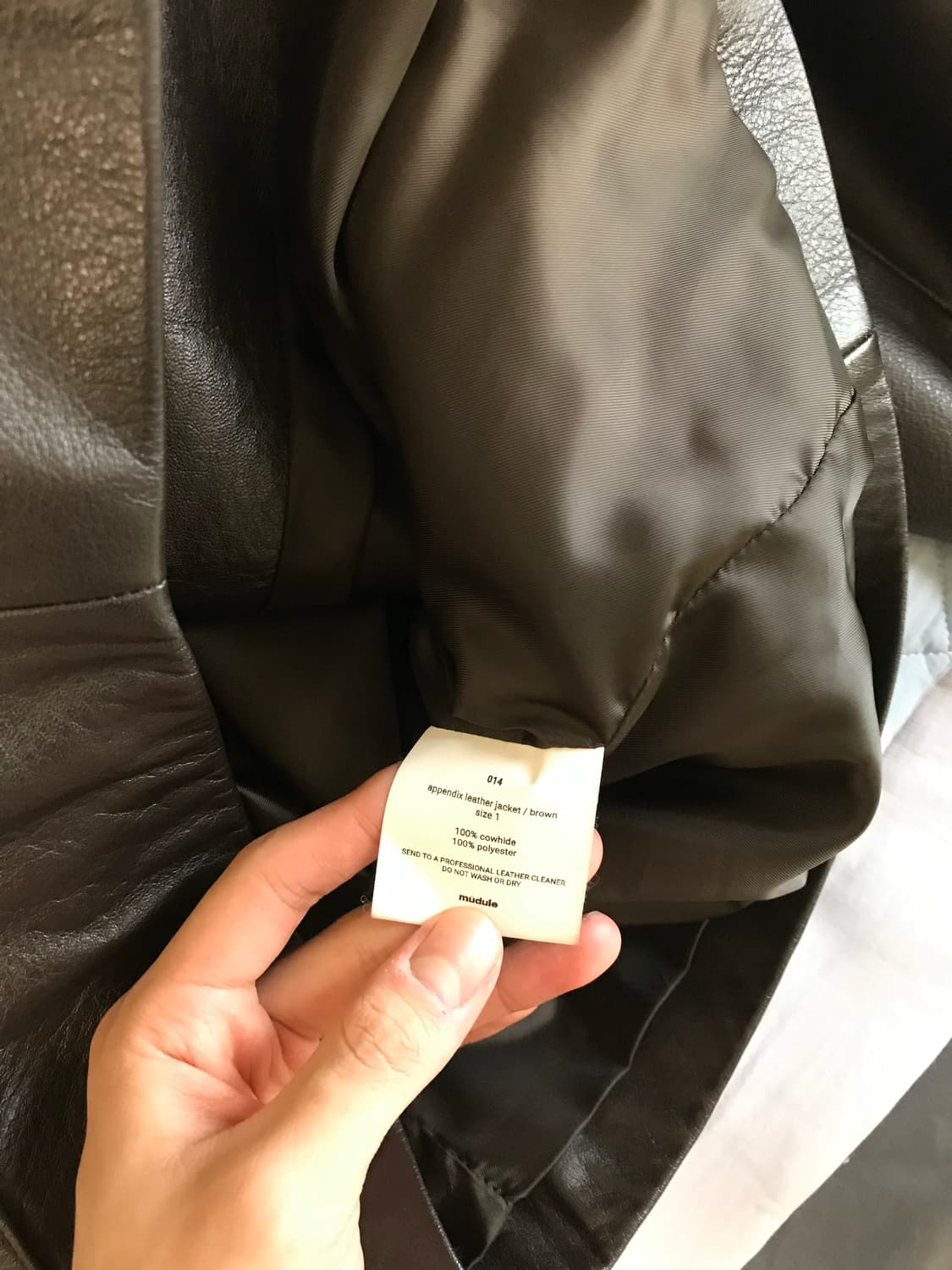 [1] Mudule 014 appendix leather jacket 상품이미지9