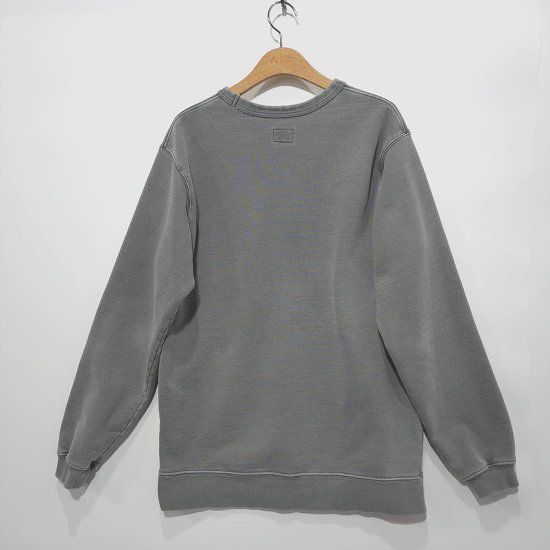 에스피오나지 ESPIONAGE 코튼 크루넥 맨투맨 그레이 XL 상품이미지3