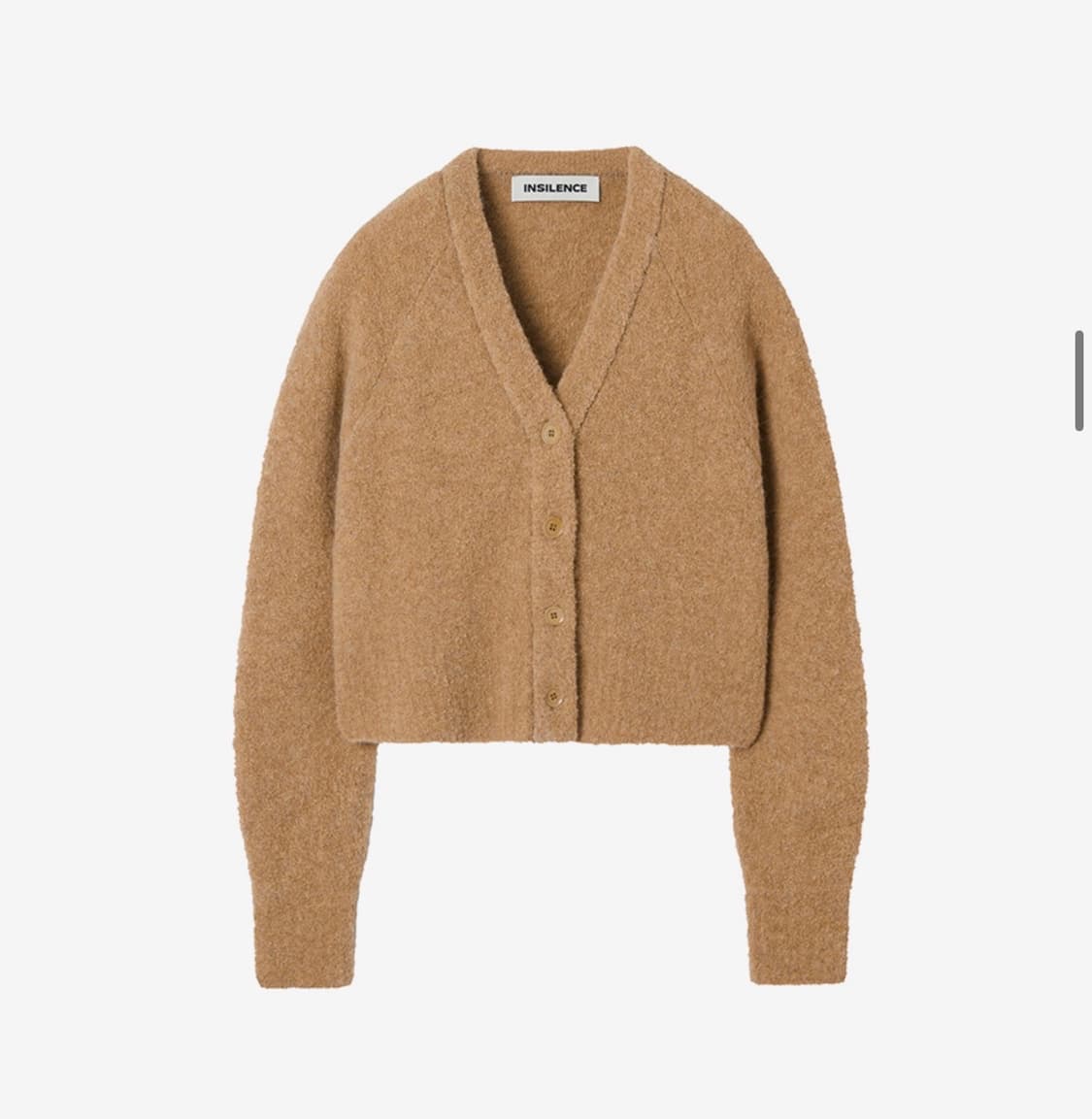 알파카 크롭 카디건 ORANGE 상품이미지2