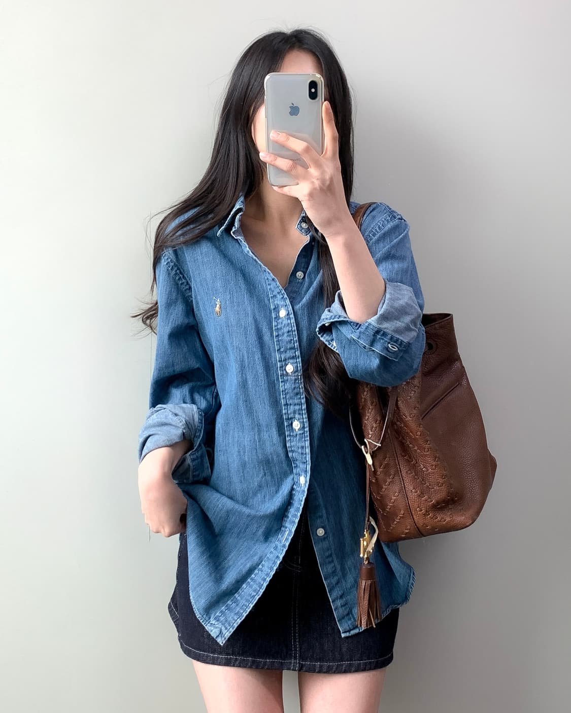 폴로 데님 셔츠  상품이미지2