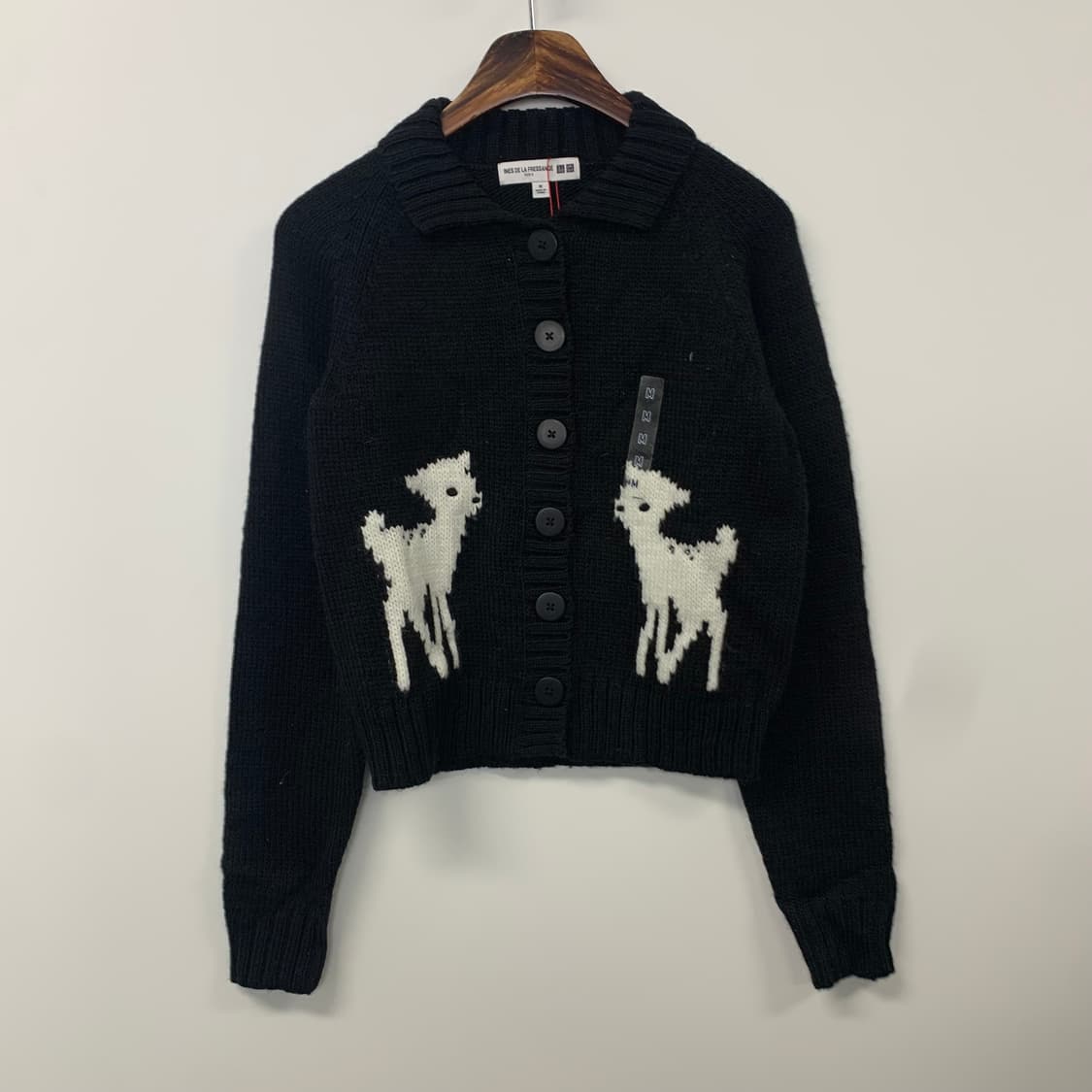 Vintage 빈티지 유니클로 블랙 버튼 가디건 상품이미지2