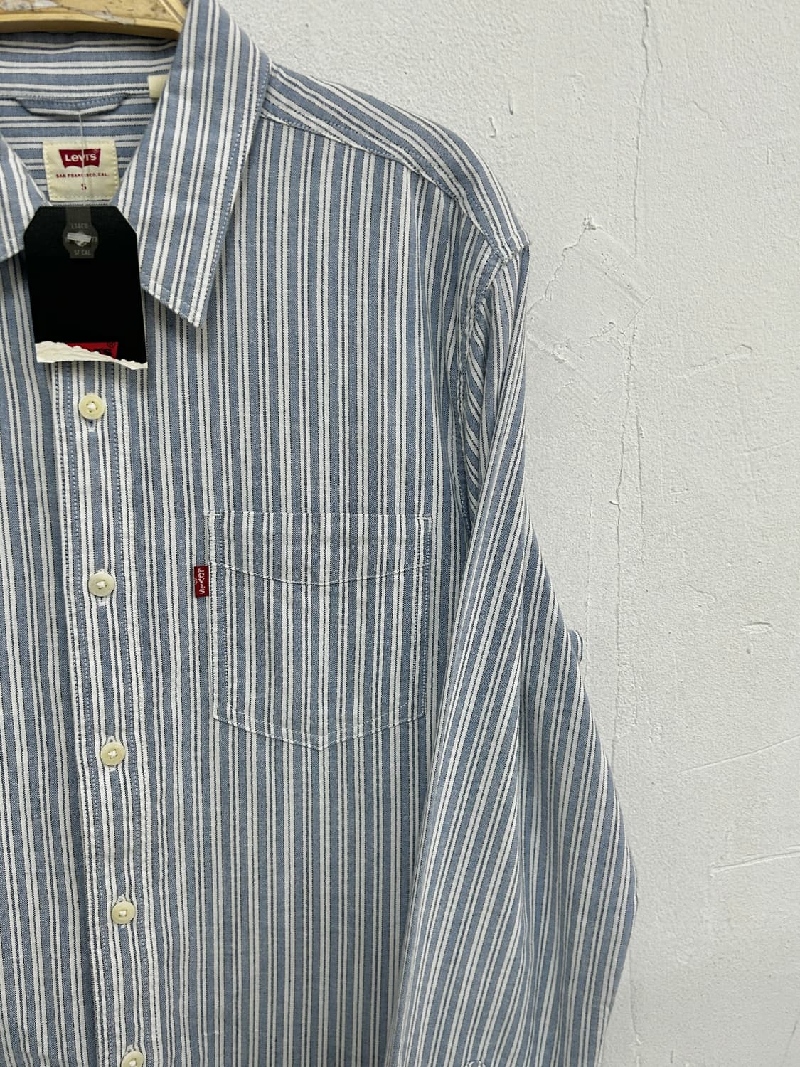 택부착 새상품 / 리바이스 스트라이프 셔츠 상품이미지3