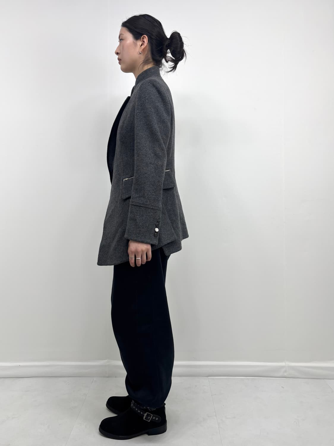 ASYMMETRIC WOOL JACKET 상품이미지5