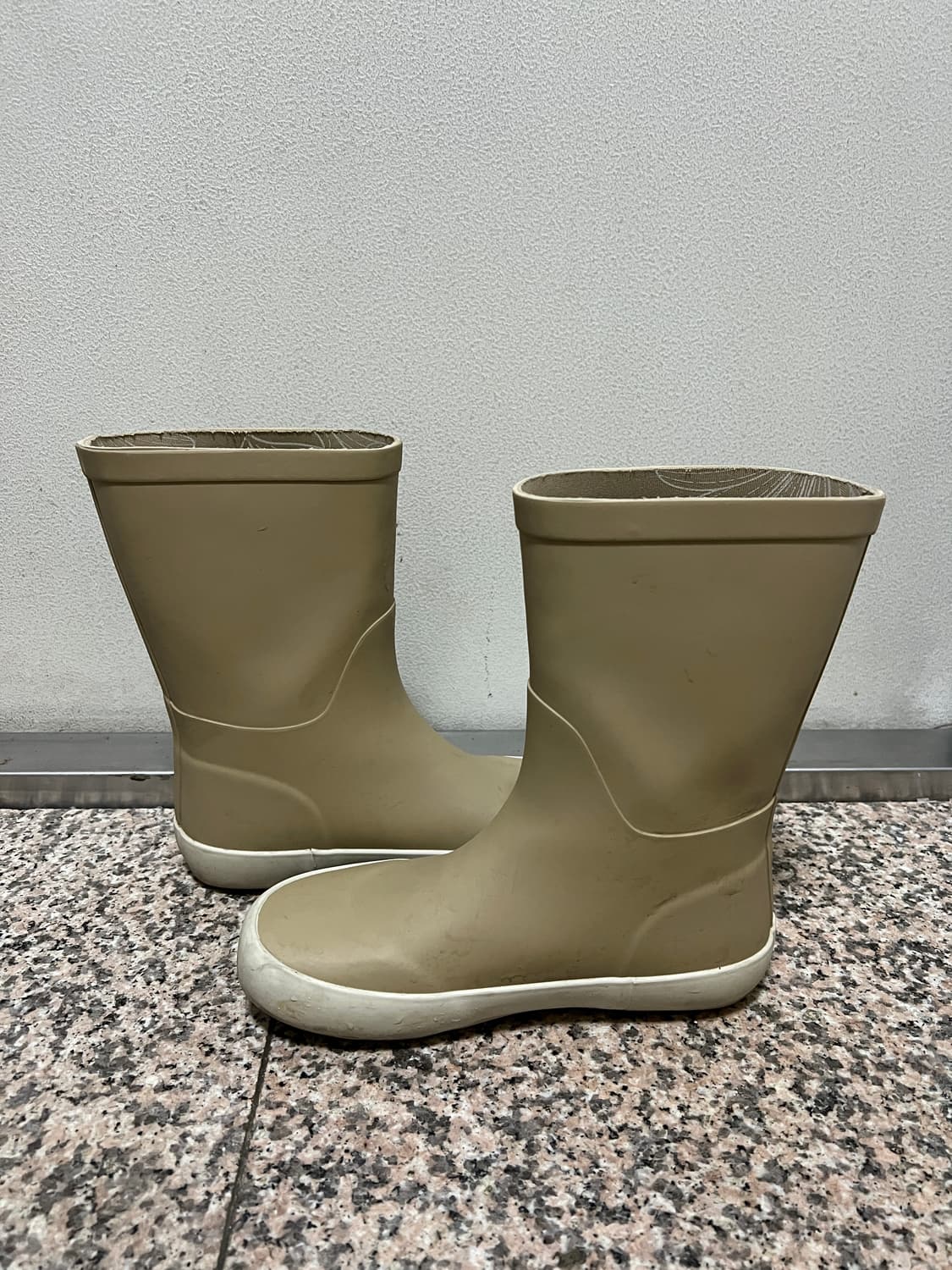 마르디 메크르디 미들 레인부츠 베이지 230 상품이미지3