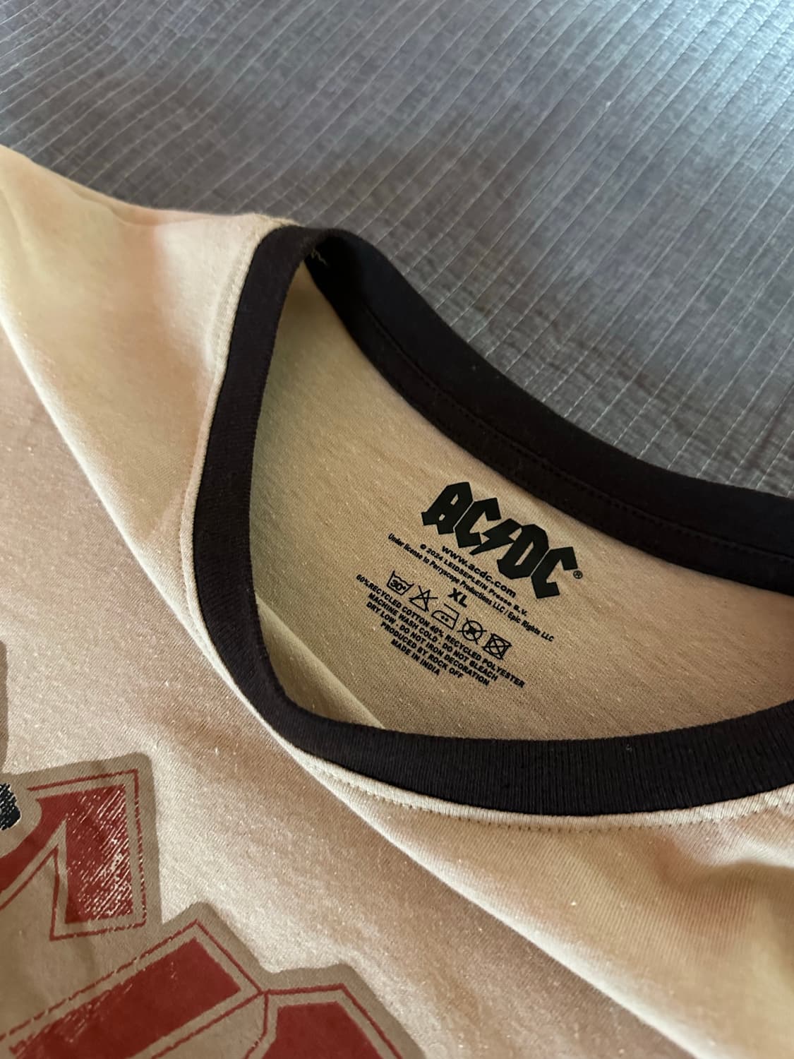 (XL) ACDC 락밴드 반팔 링거티셔츠 상품이미지5