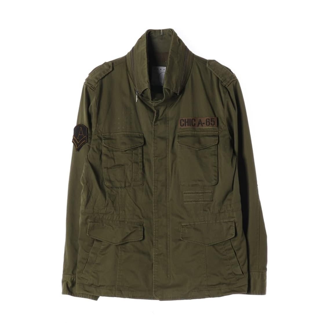 ANDEW 올리브 카키 포켓 필드 자켓 XL 상품이미지1