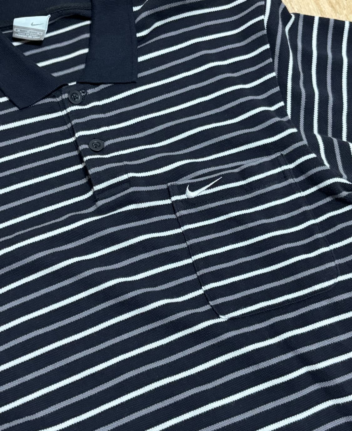 90s Rare Nike 스트라이프 반팔 상품이미지2
