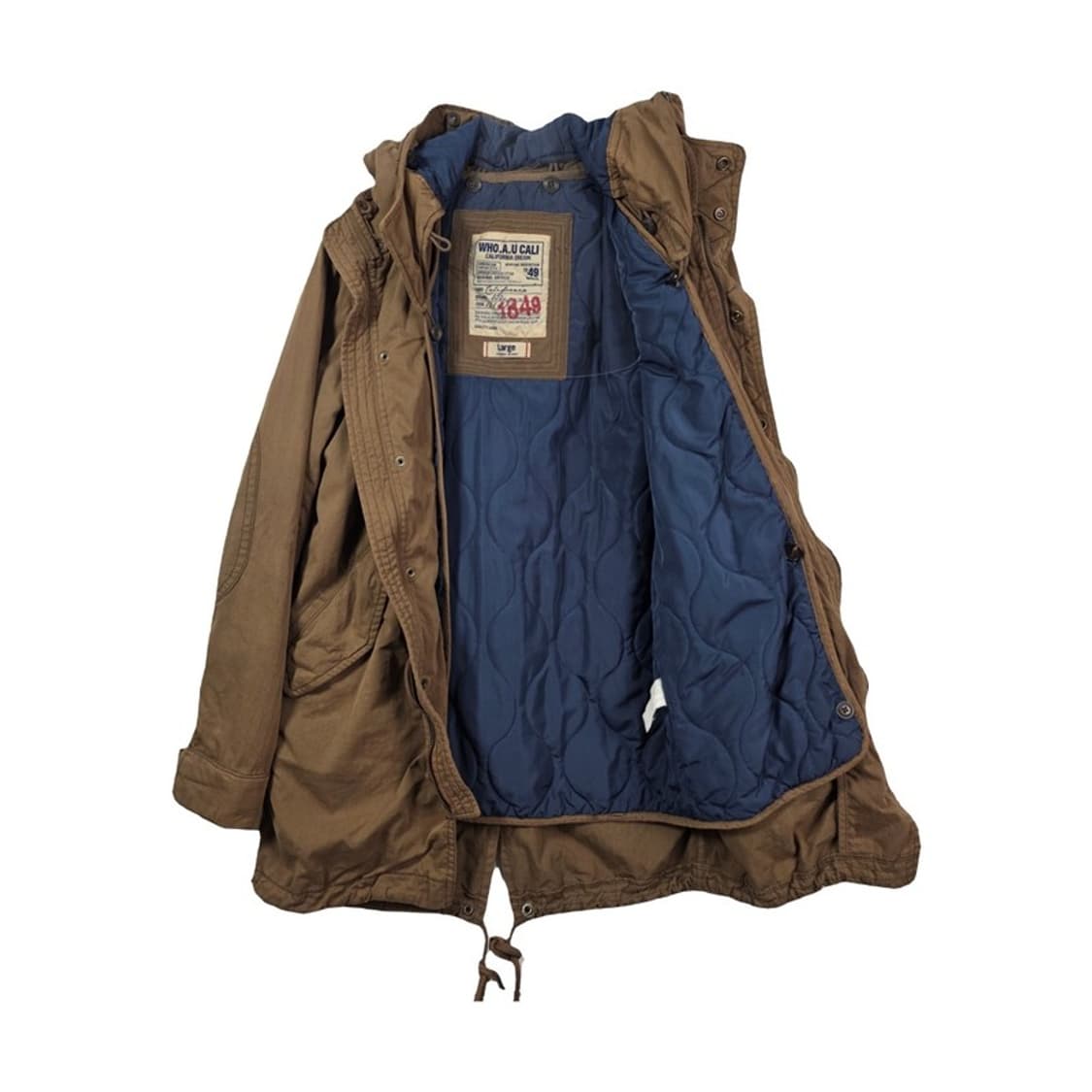 후아유 캘리포니아 빈티지 피쉬테일 야상 L 상품이미지3