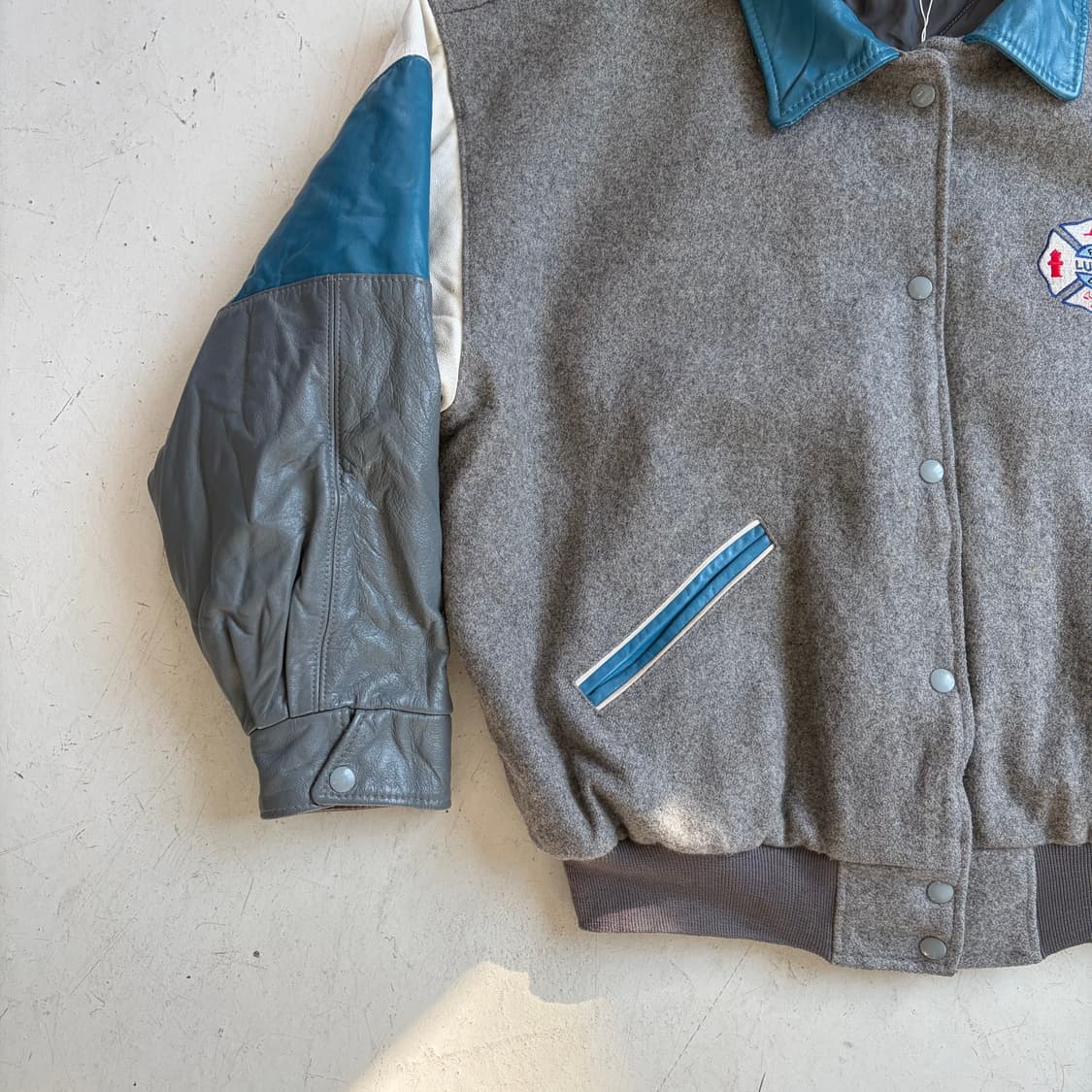 90s CANADA 빈티지 울 바시티 자켓 L 상품이미지3