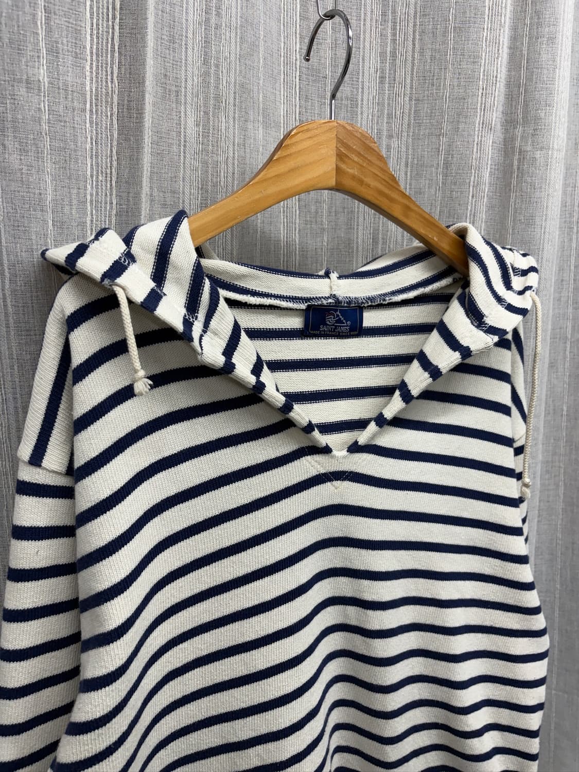 세인트제임스 빈티지 스트라이프 후드티 상품이미지3