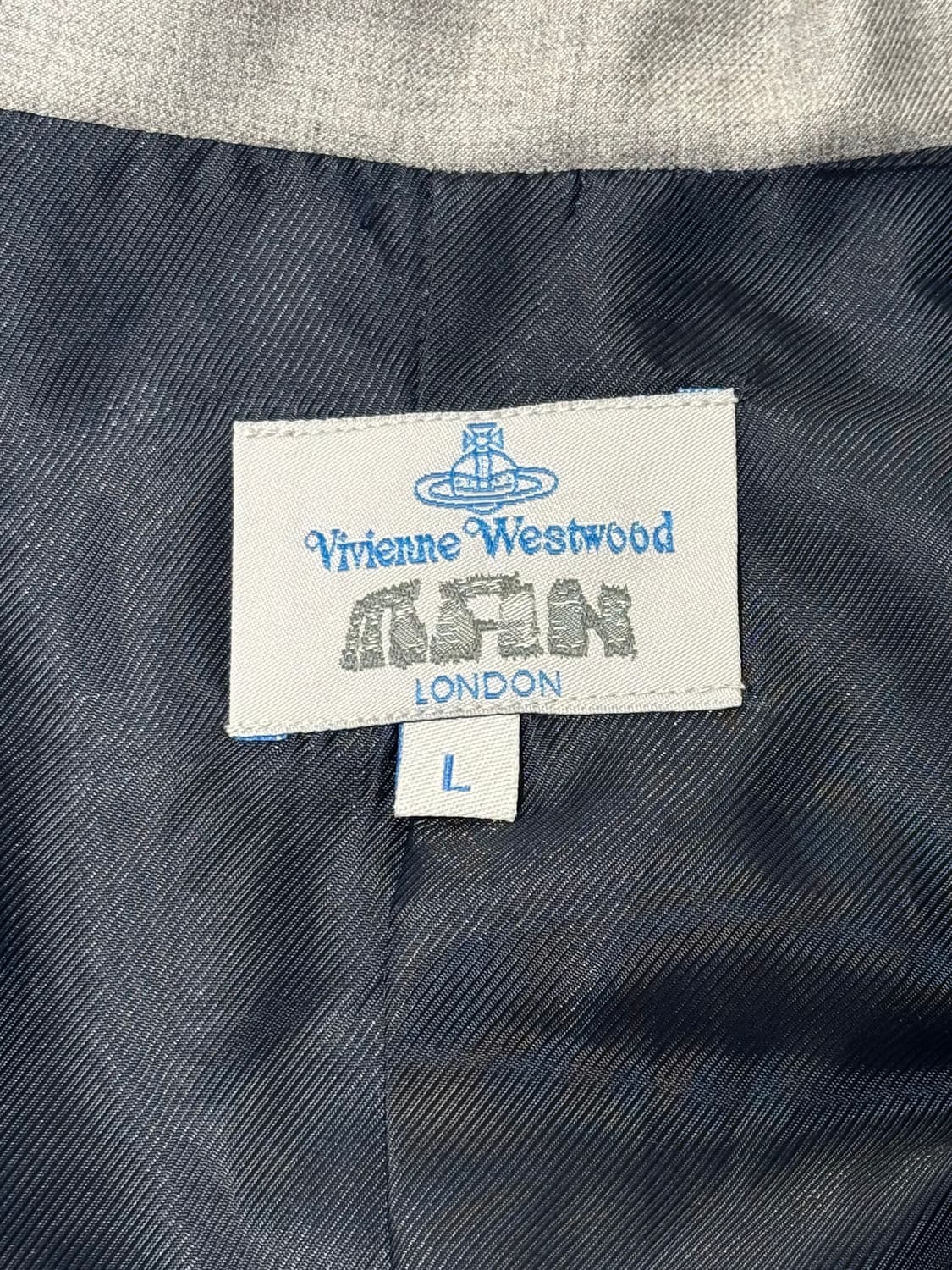 비비안웨스트우드 맨 그레이 베스트 레이어드 블레이저 자켓 상품이미지7