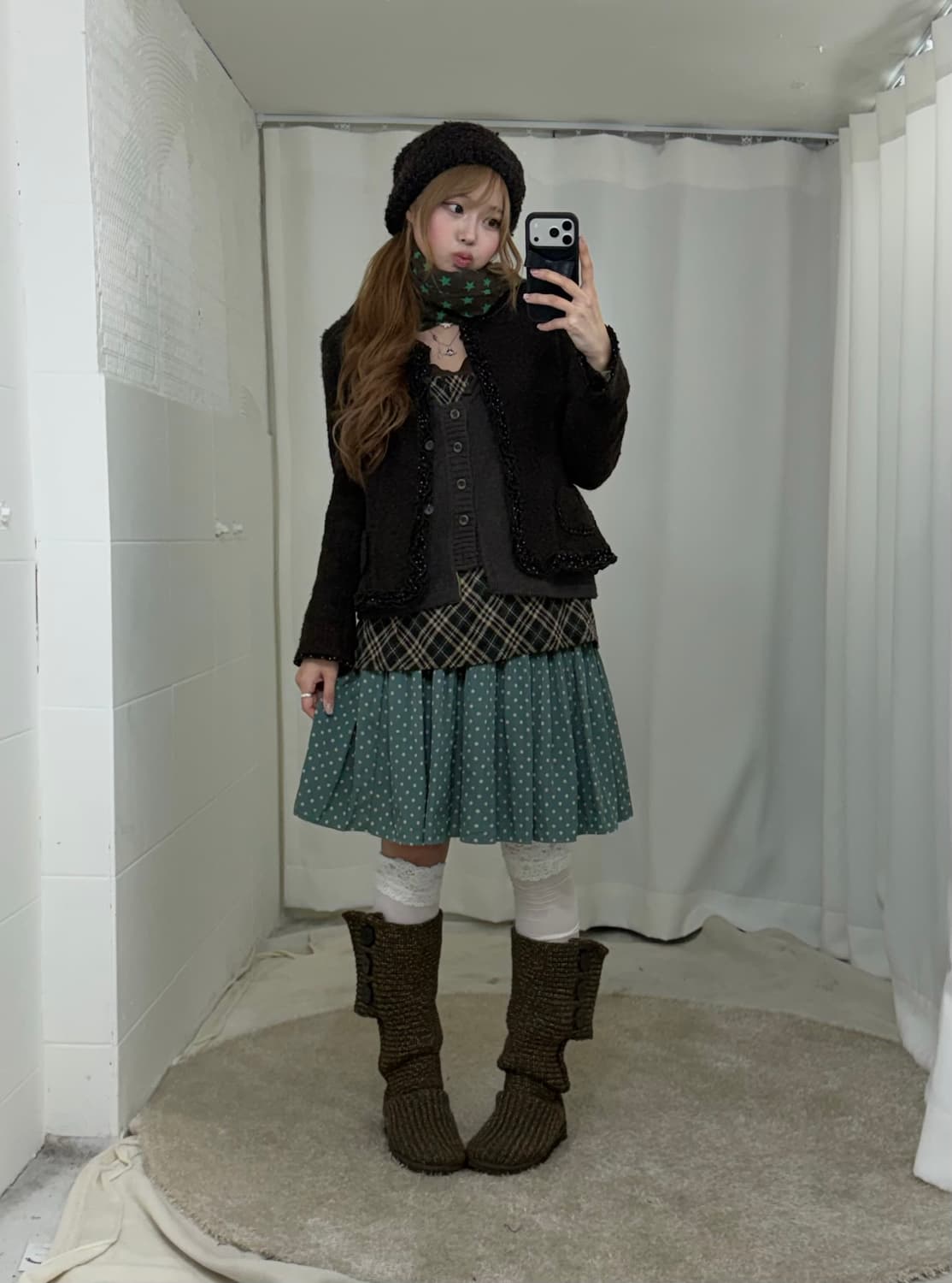 민트초코 너드 니혼진 모리걸 코디세트 상품이미지1