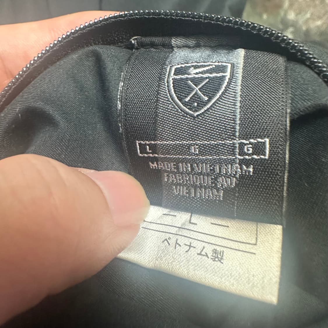 나이키 빈티지 올드스쿨 일본판 블랙트레이닝웜업 L 상품이미지4