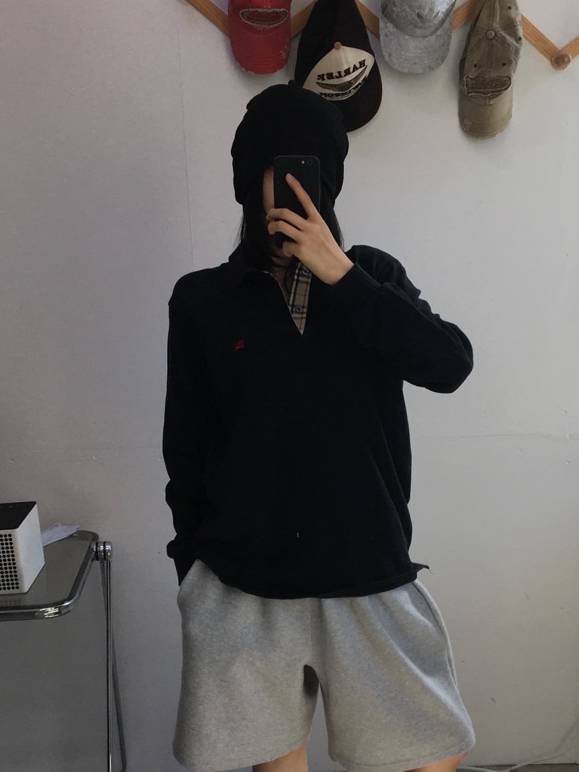 버버리 자수 카라 롱슬리브 상품이미지1