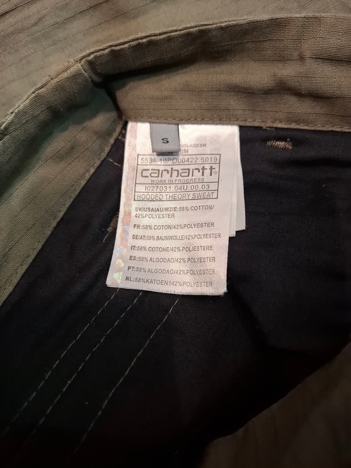 칼하트 WIP 워크 포켓 팬츠 상품이미지7