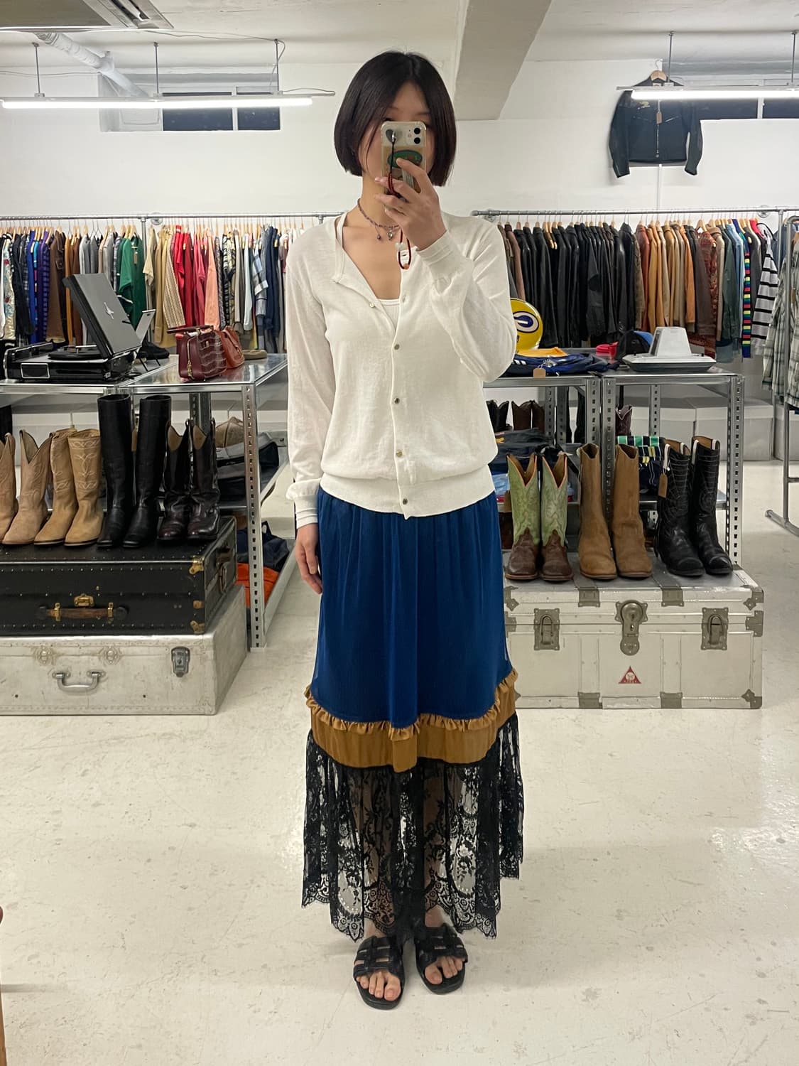 GU x UNDERCOVER skirt 지유 언더커버 스커트 상품이미지8