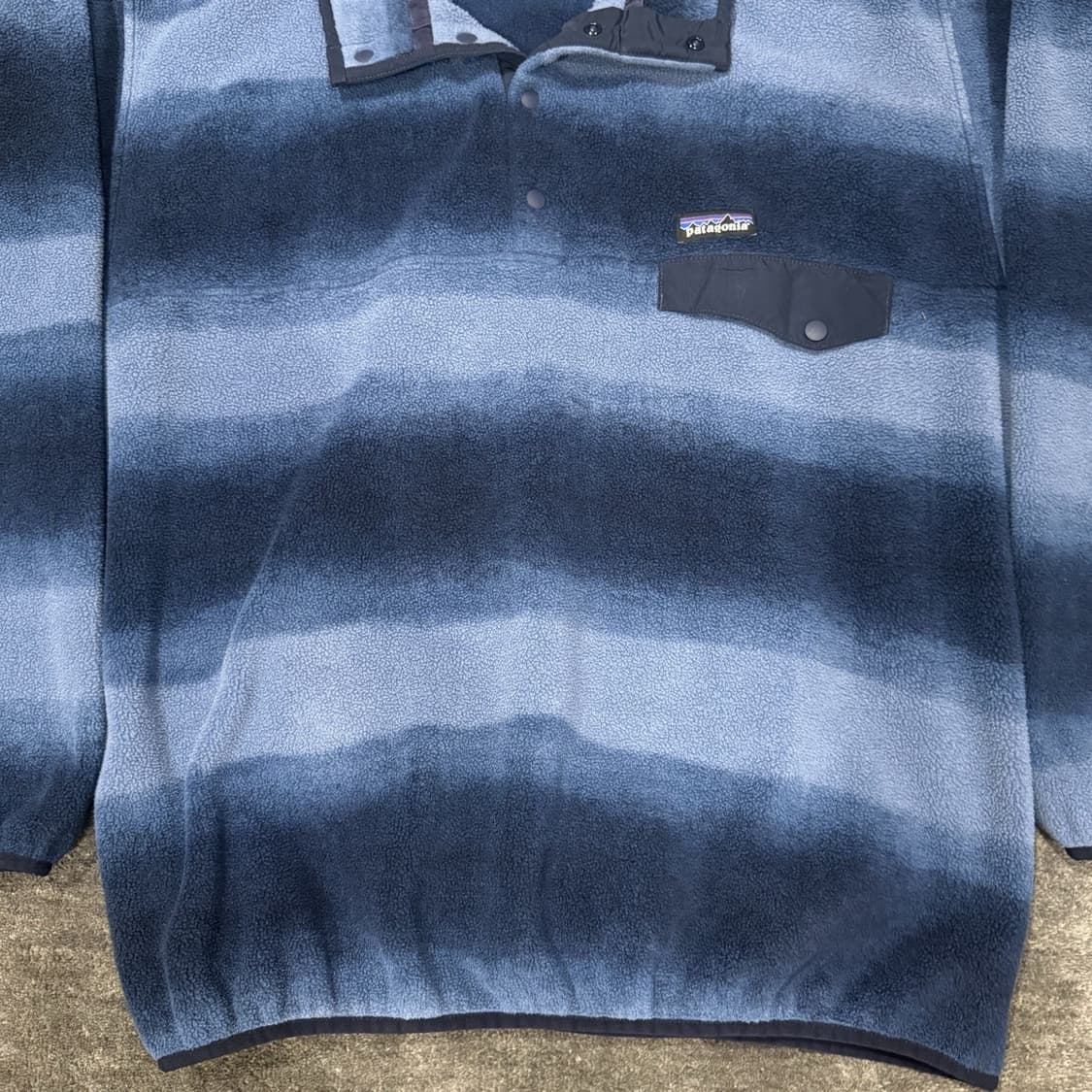 10s 파타고니아 신칠라 스냅-T 블루스트라이프/네이비 상품이미지2
