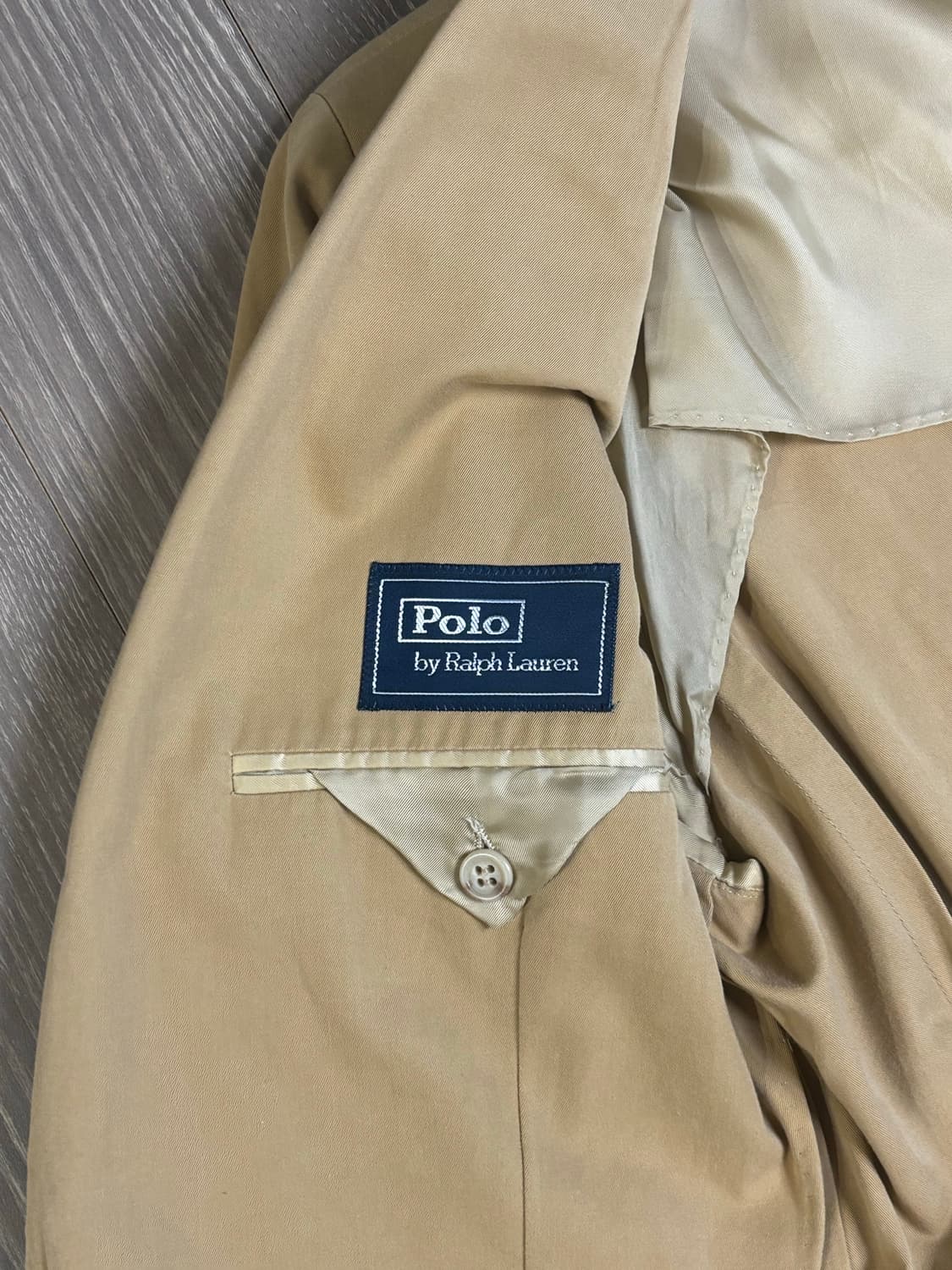 베이지 폴로 코튼 트윌 블레이저 (Made In Italy) 상품이미지5