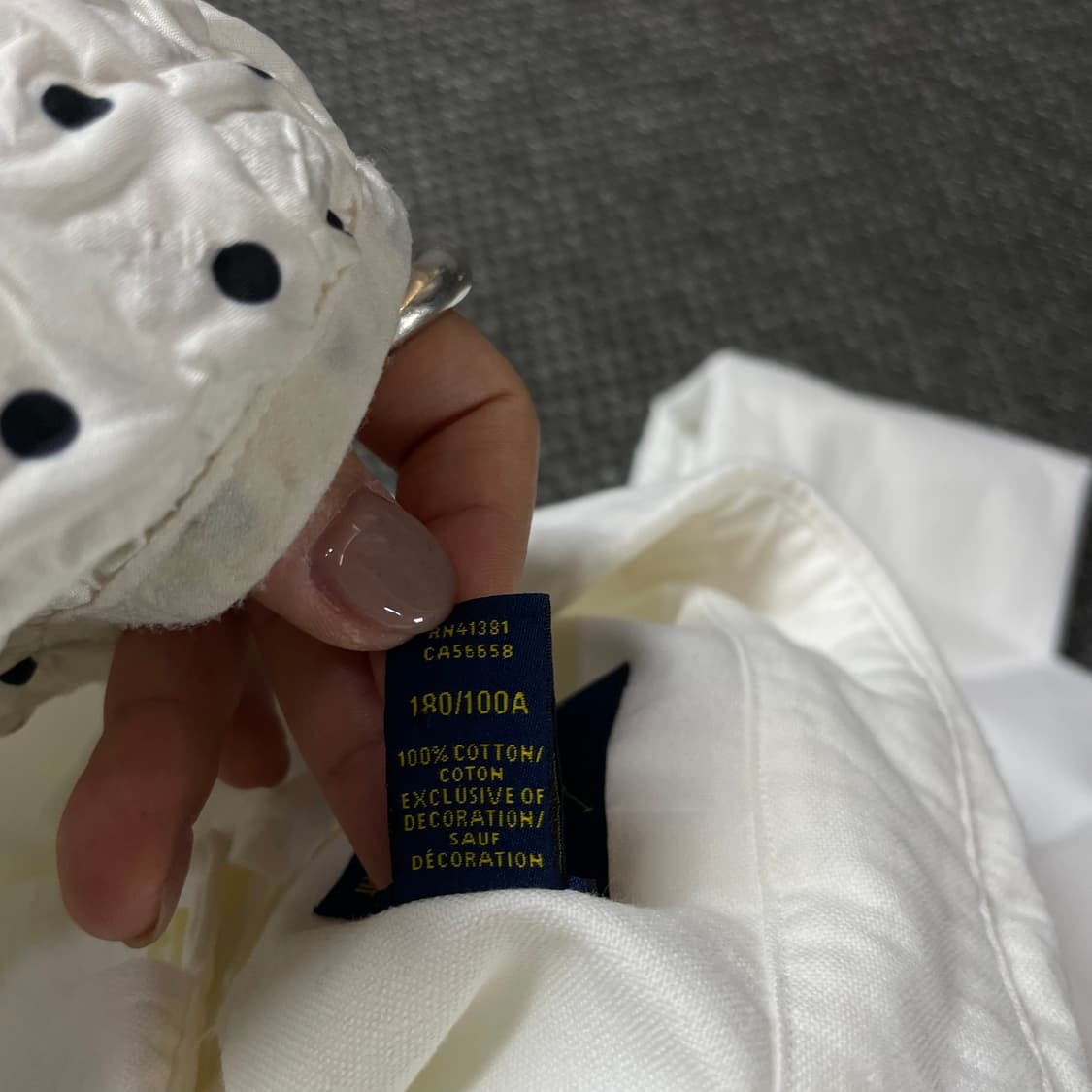 폴로랄프로렌 화이트 옥스포드 클래식핏 L 상품이미지6