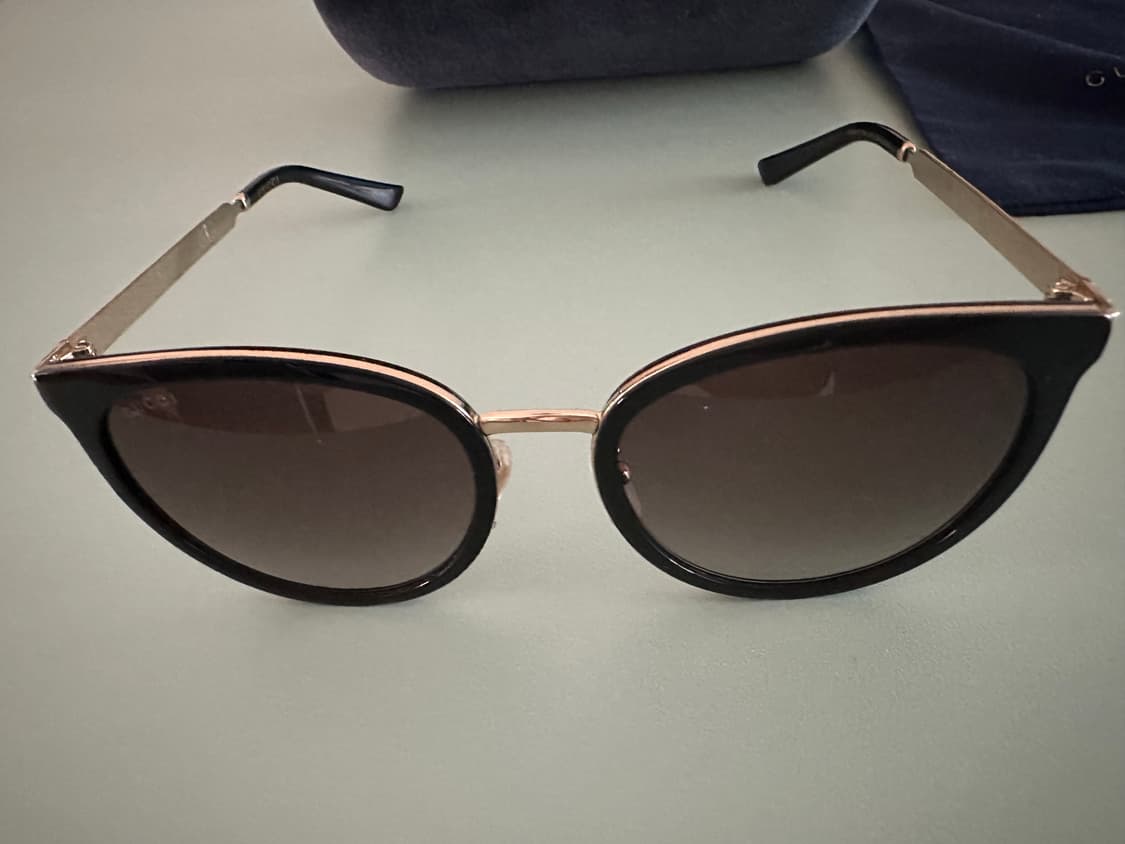 구찌 선글라스 블랙 골드 라인 상품이미지4