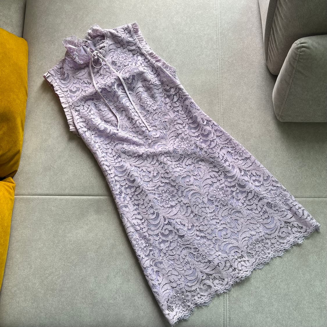 산드로 golda 레이스 미니 원피스 상품이미지4