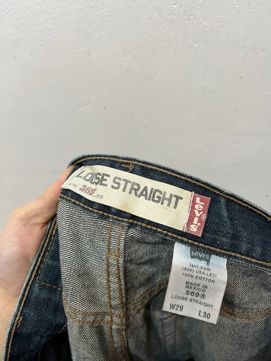 00s 리바이스 569데님팬츠 Made in MEXICO 상품이미지5