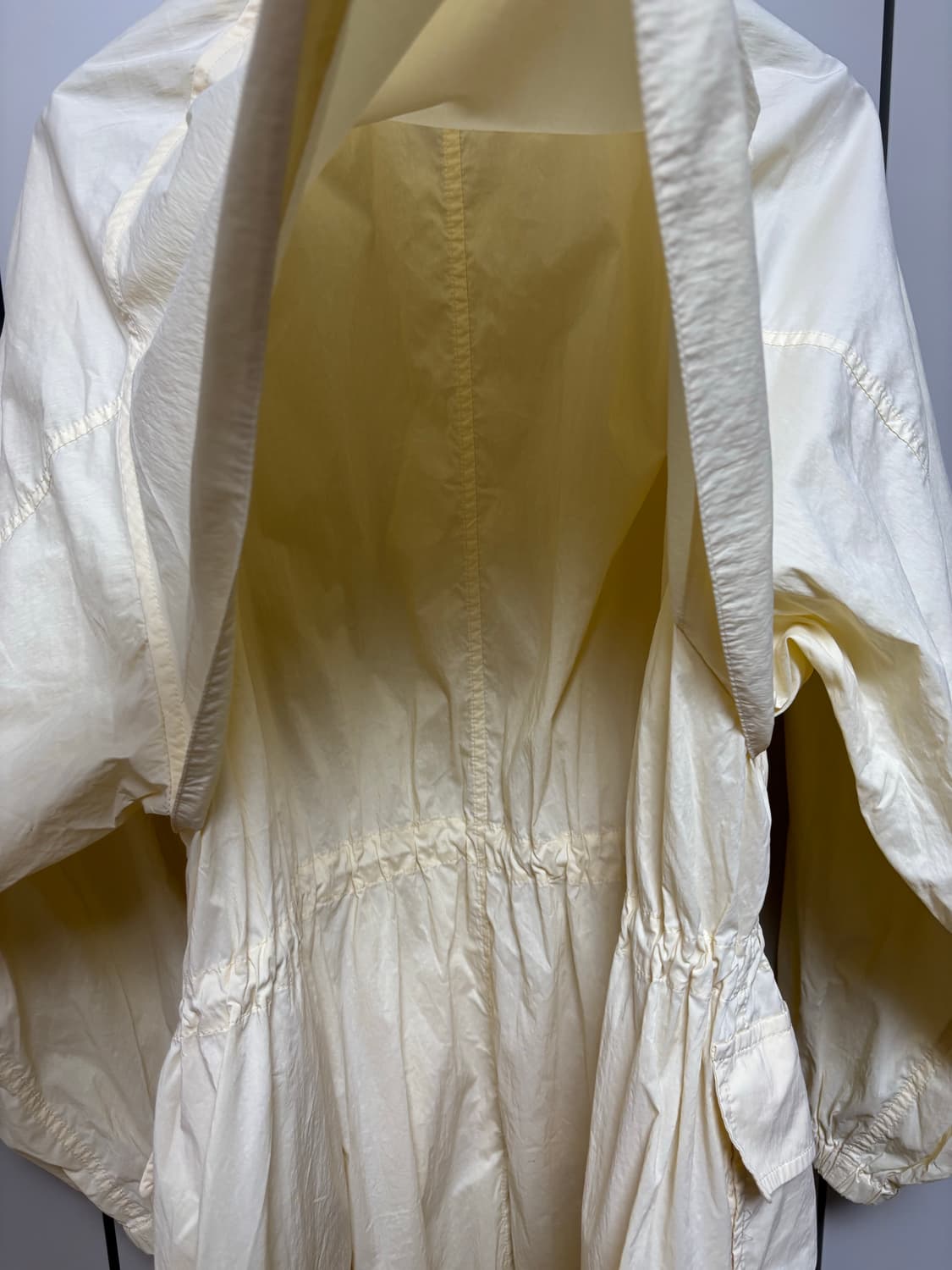 타임 아이보리색 바람막이 점퍼 상품이미지5