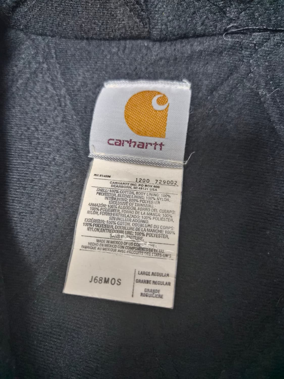 칼하트 J68 MOS L사이즈 상품이미지5