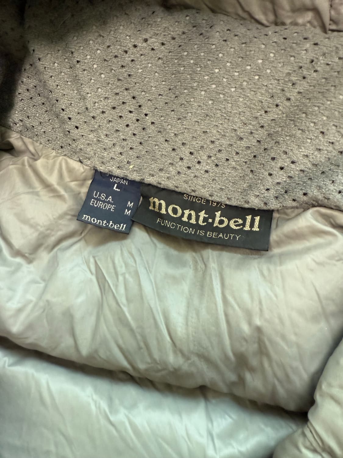 (M) 빈티지 몽벨 라이트 알파인 다운 파카 MADE IN JAPAN 상품이미지5
