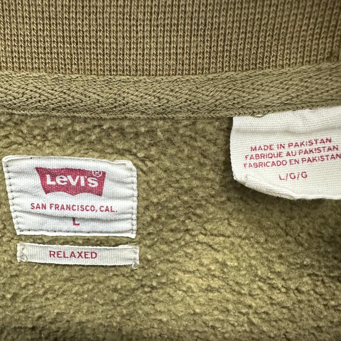 100 리바이스 남자 루즈핏 맨투맨 상품이미지3