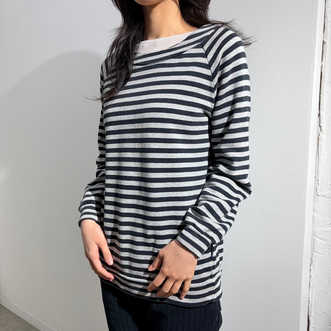 BEAMS BOY 빔즈 보이 스트라이프 티셔츠 맨투맨 상품이미지6