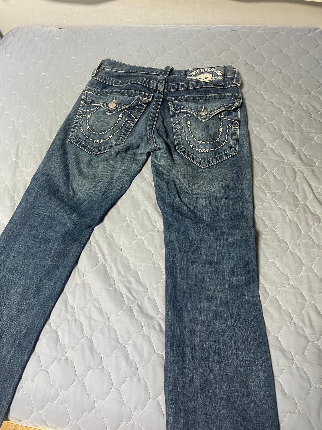 트루릴리젼 한정판 스켈레톤 데님팬츠 상품이미지1