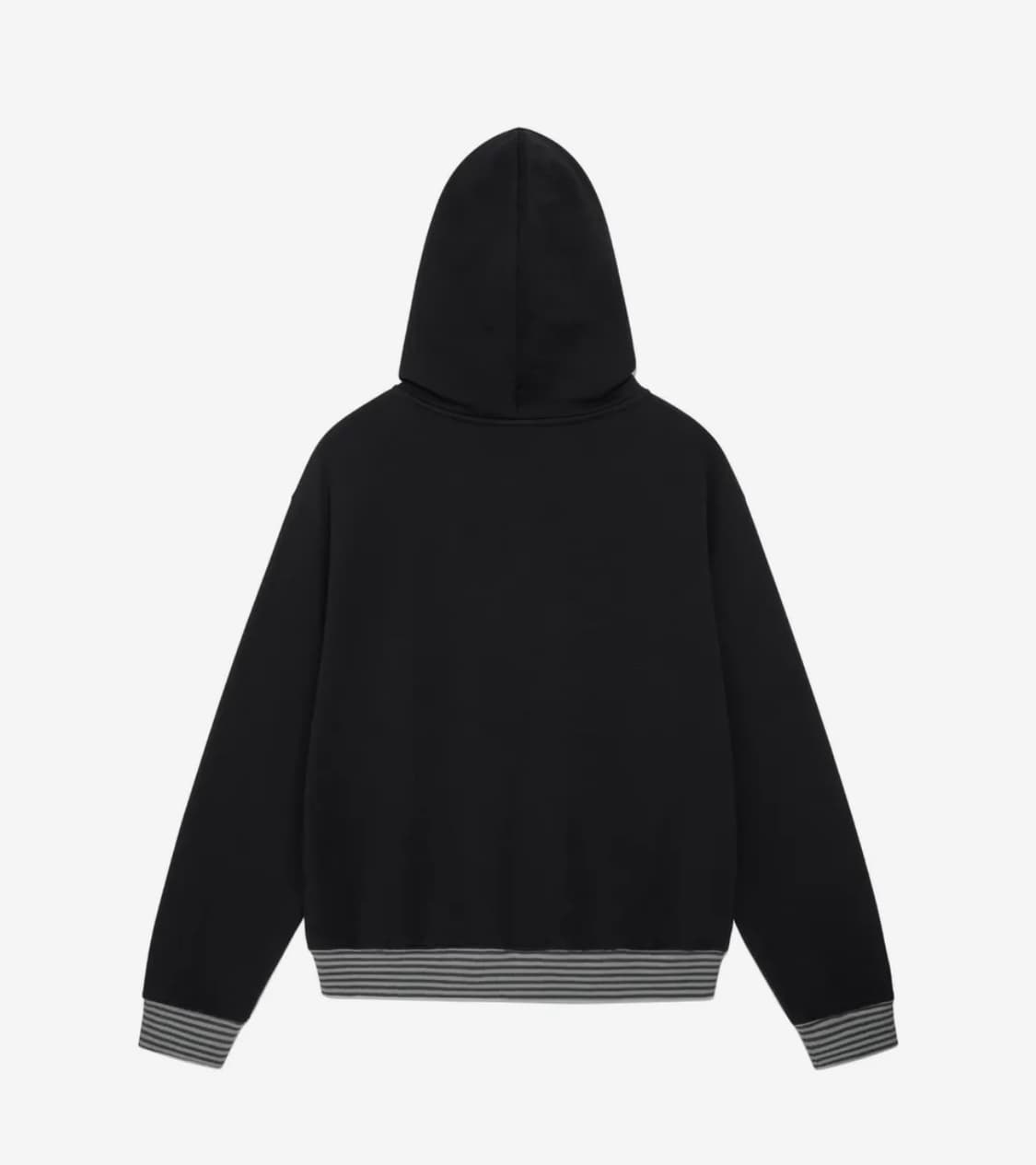 더콜디스모먼트 snow stripe hooded zip-up (black 상품이미지2