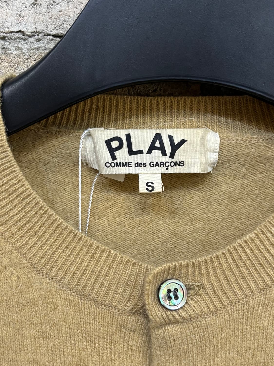 꼼데가르송 블랙 하트 니트 가디건 상품이미지6