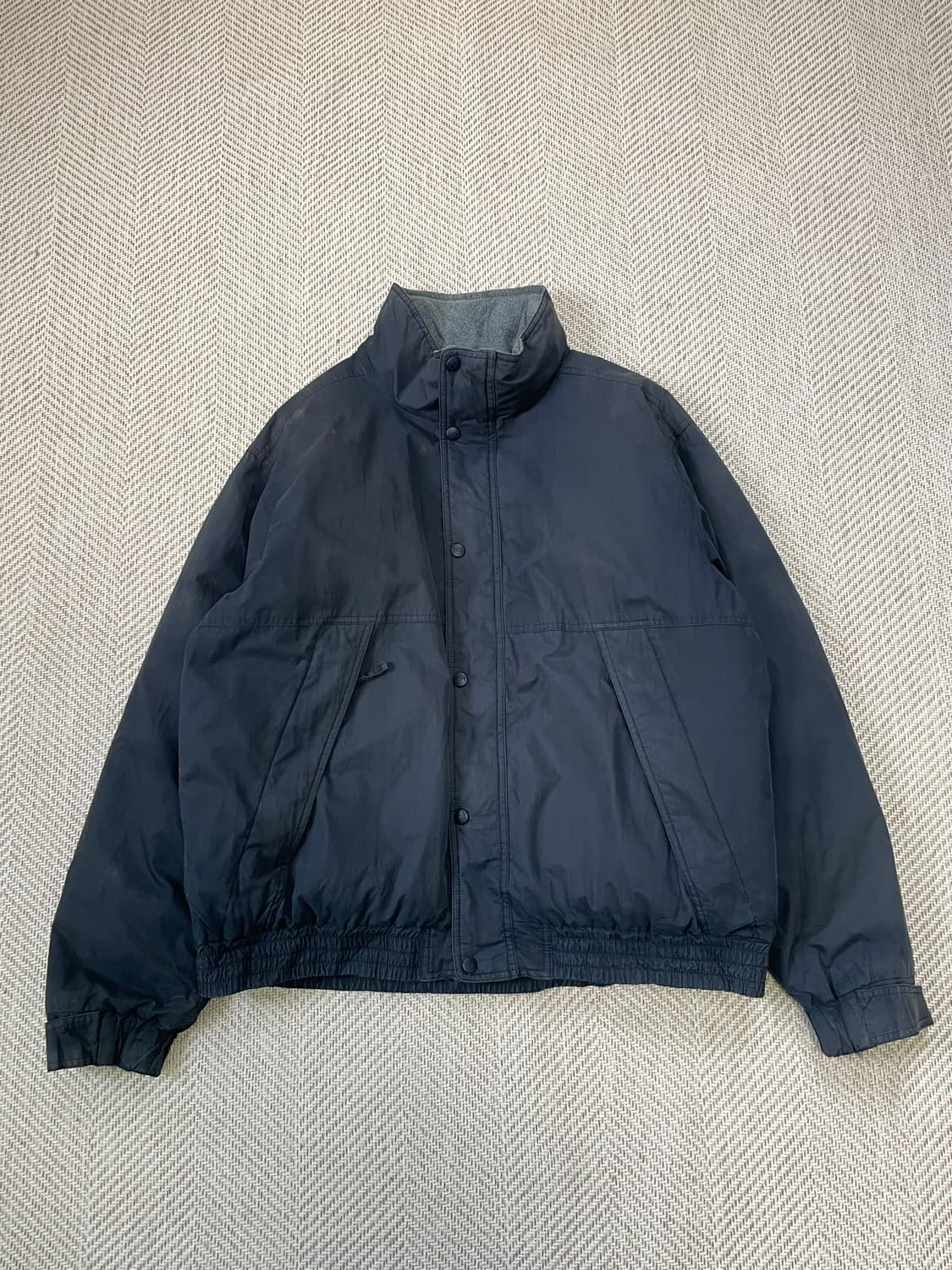 엘엘빈 플리스 카라 다운 블루종 자켓 J03602 상품이미지1