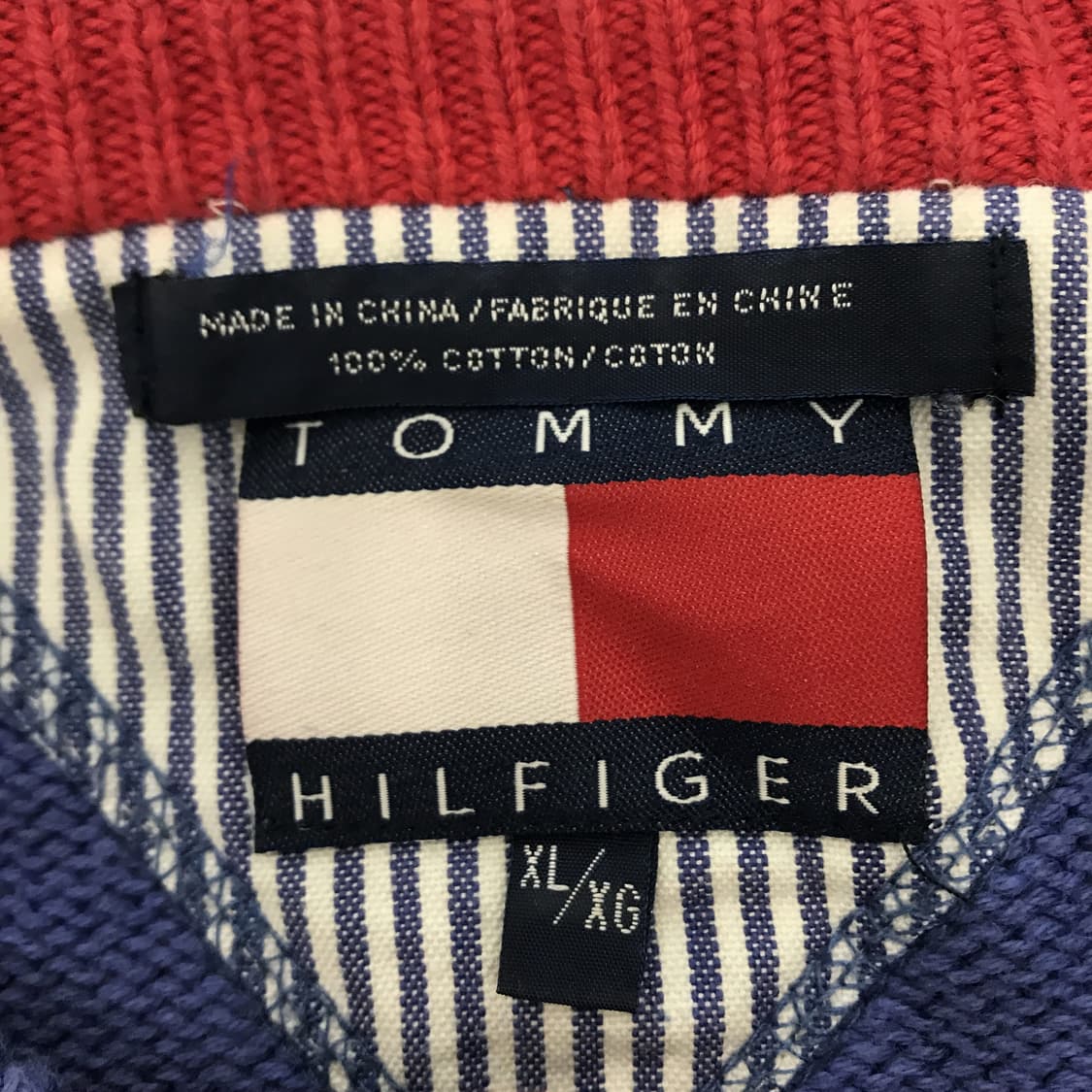 타미힐피거 90s JPN 월계수 니트 [XL] 상품이미지4