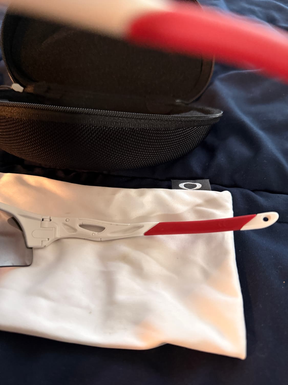 오클리 레이다락 화이트 레드 상품이미지8