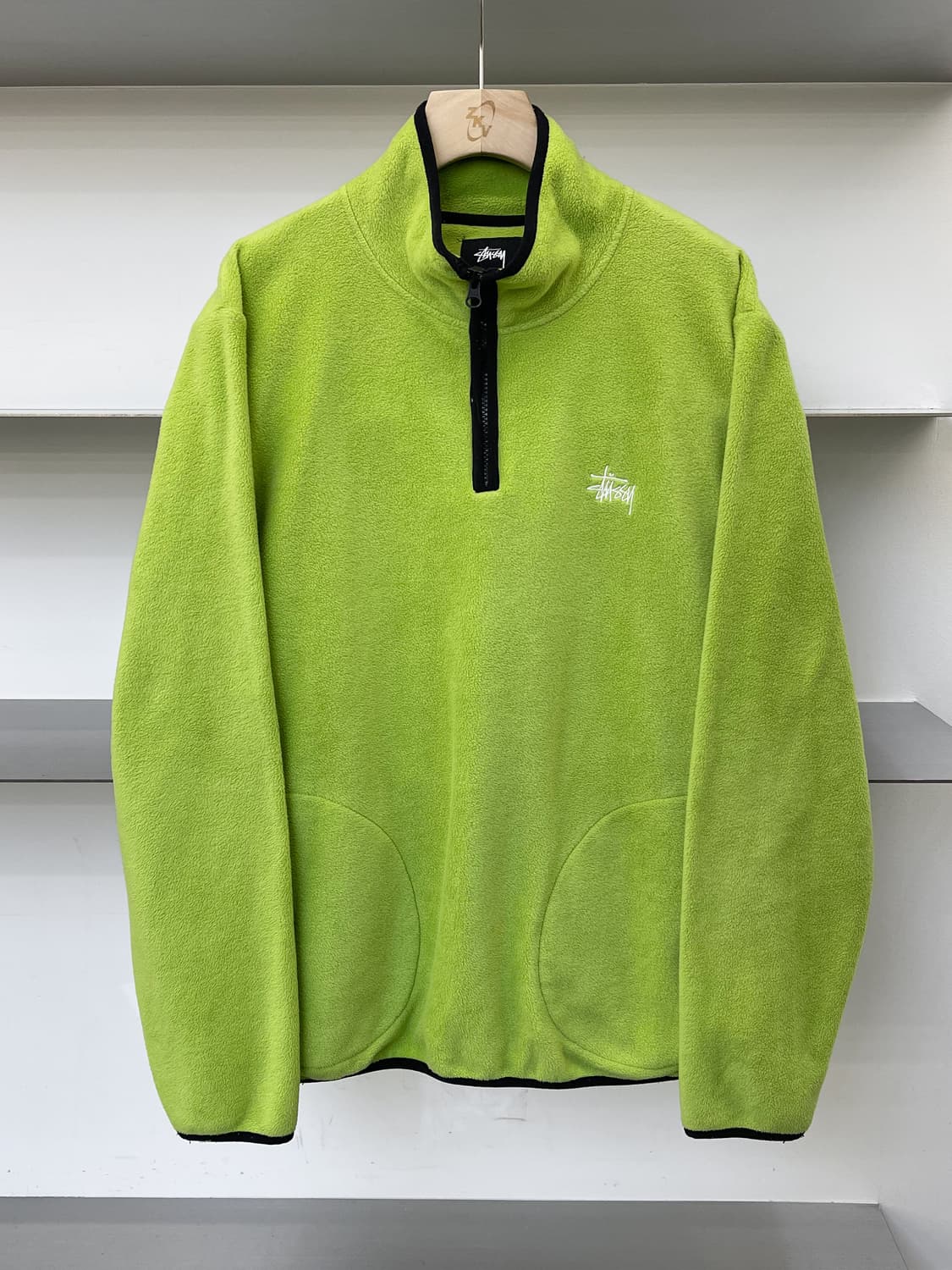 스투시 스탁 로고 폴라 플리스 상품이미지1