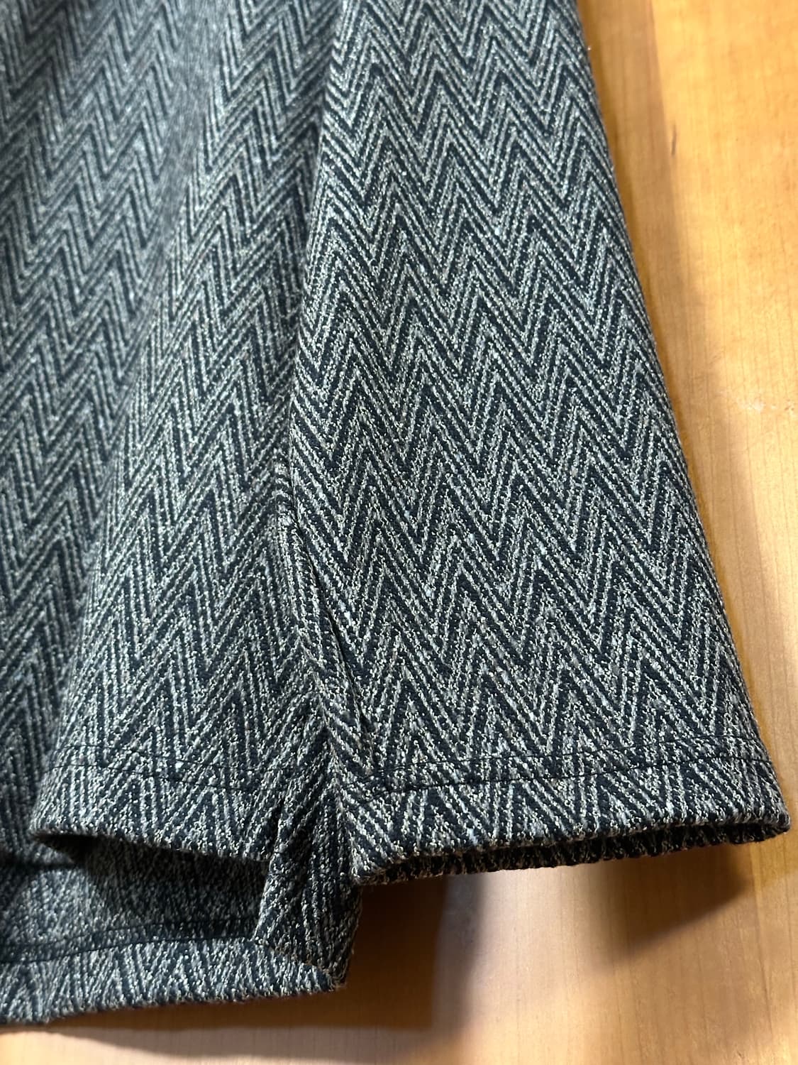 Wool Henley-neck sweater 46(95) brown 상품이미지4