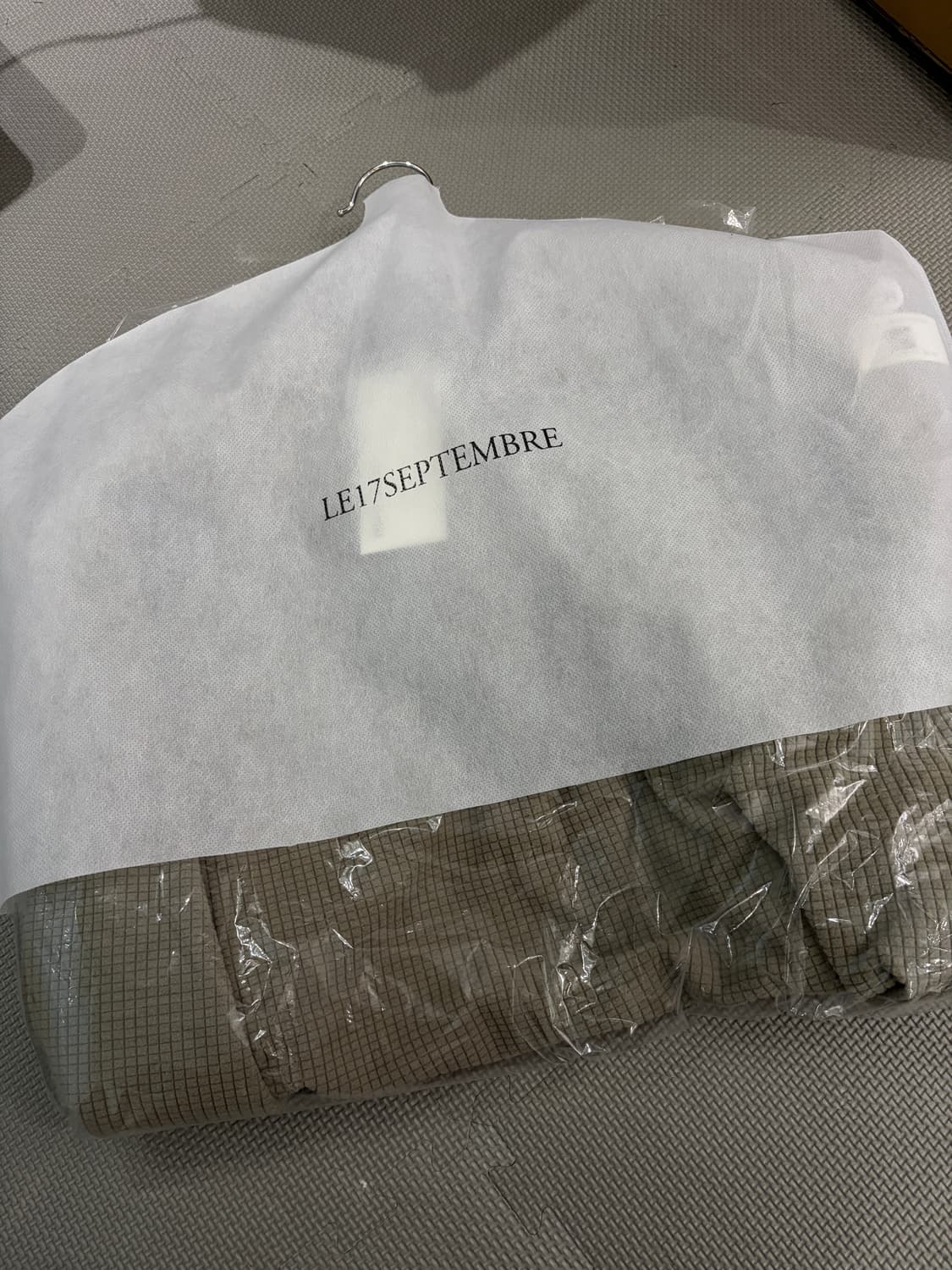 르셉템버 와플 니트 풀오버 후디 세이지 그린 48 (새상품) 상품이미지10