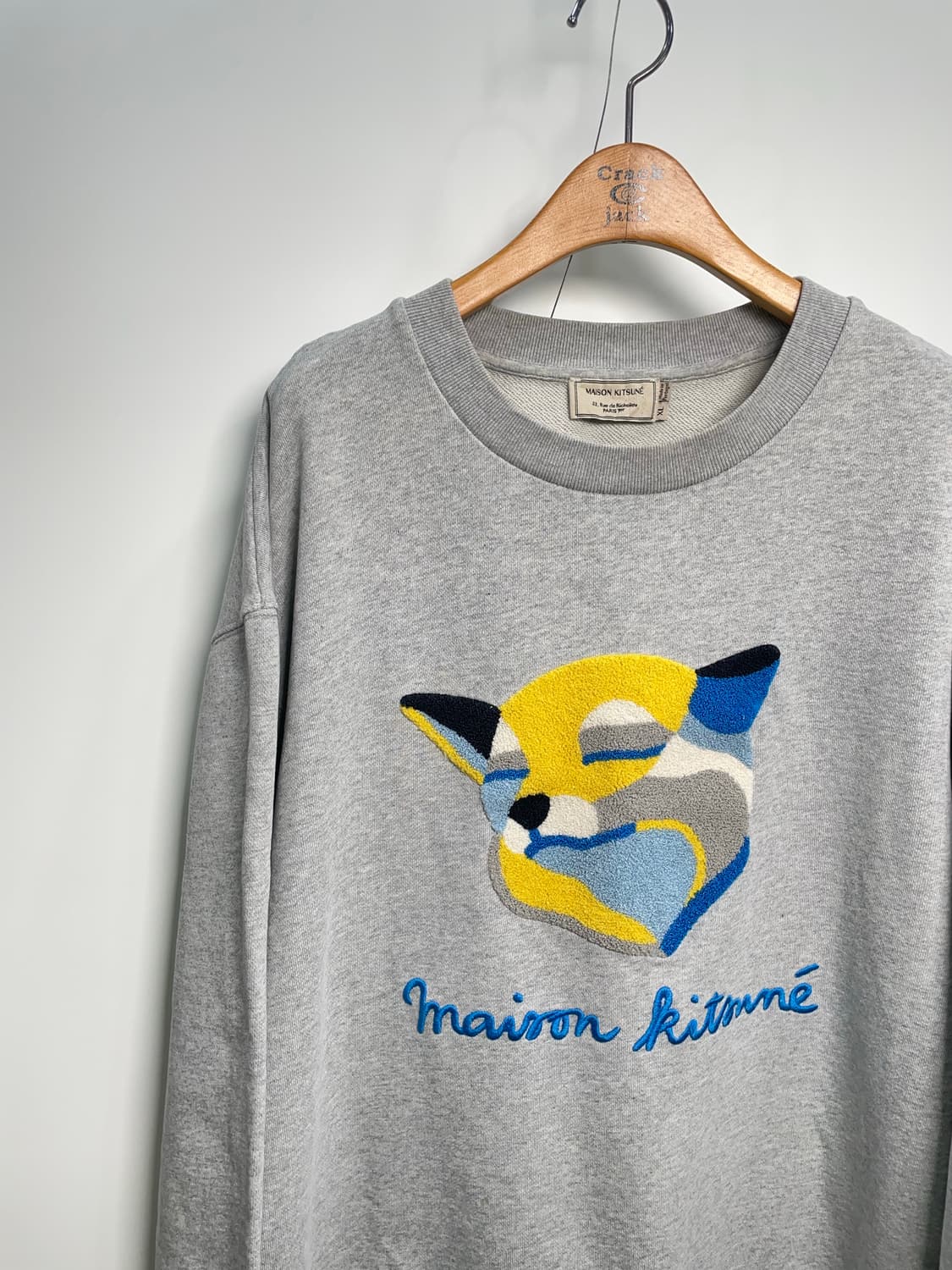 메종키츠네 폭스 빅헤드 맨투맨 스웻셔츠 상품이미지2