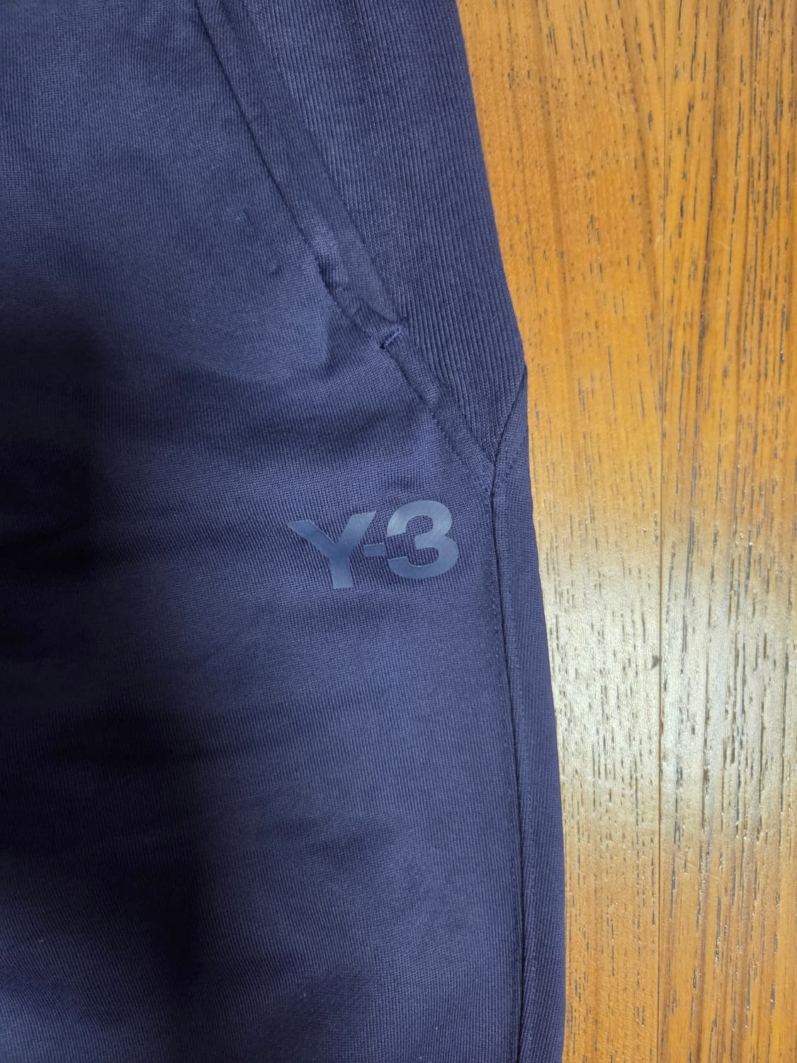 Y3 네이비 트레이닝 조거 팬츠 상품이미지2