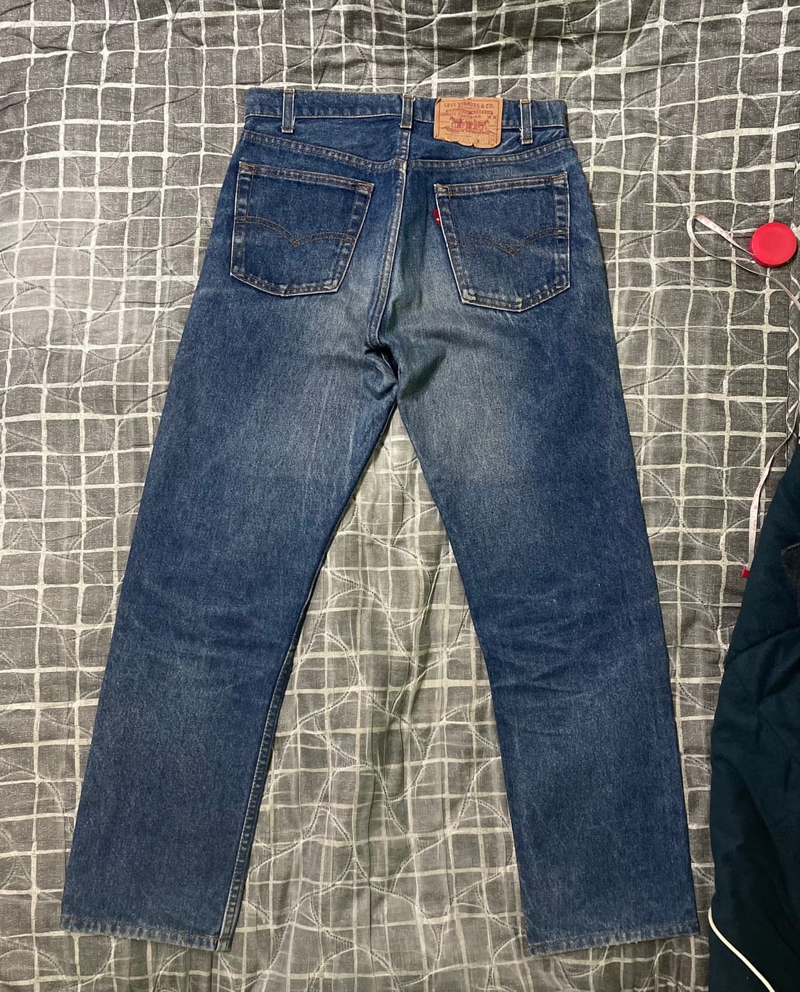 80s USA 리바이스 505 데님 팬츠(페이딩 예술) 29추천 상품이미지2