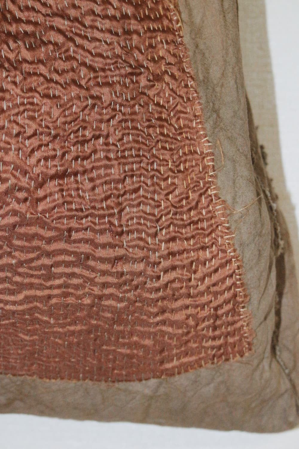 명주 손바느질 가방 상품이미지2